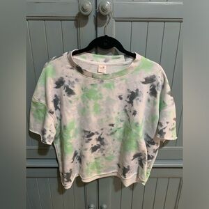 Light sweatshirt boxy tee. Never worn, but washed once.